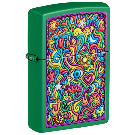 Zippo Peace And Love Swirls 48957