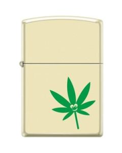 ZIPPO POT LEAF SMILE PIPE LIGHTER 