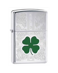 Zippo Dazzling Clovers 67630