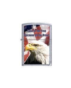 Zippo Land of the Free...Because of the Brave 66785