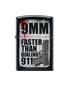 Zippo 9MM Faster Than Dialing 911 45110