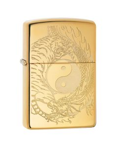 Zippo Dragon Tiger Yin Yang 49024