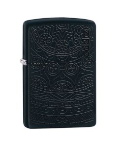 Zippo Black on Black Design (Tone on Tone) 29989