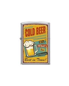 Zippo Cold Beer, It's What's for Dinner 12548