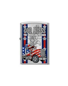 Zippo God Bless American Trucker 05171