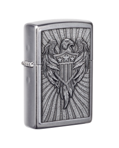 Zippo Eagle With Shield Emblem - 49450