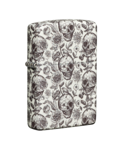 Zippo Skulls, Glow In The Dark Green - 49458