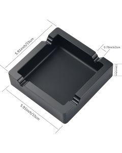 Ashtray Large Black Silicone