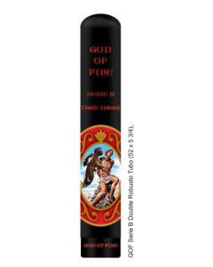 God of Fire Serie B, Double Robusto Tubos Box of 8