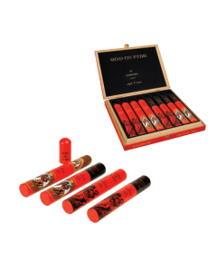 God of Fireby Carlito, Double Robusto Tubos Box of 8