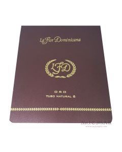 LA FLOR DOMINICANA ORO TUBO NATURAL NO. 6 Box of 5