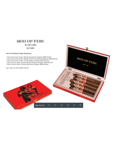 Limited Edition God of Fire Natural 5-Cigar Assortment 