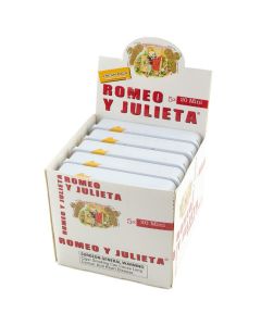 ROMEO Y JULIETA SPAIN MINI ORIGINAL (WHITE) 5 Tins of 20 Cigars