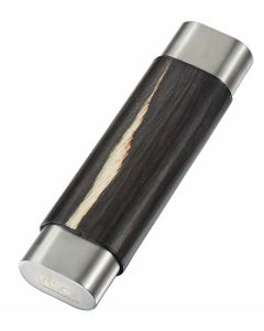 Visol Ryland Dark Exotic Wood & Stainless Steel Cigar Case